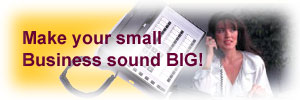 Make your small business  sound BIG.